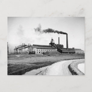 1903 Detroit Briefkaart van ijzer en staal