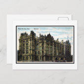  1903 Edwardian Midland Hotel Manchester Briefkaart (Voorkant / Achterkant)