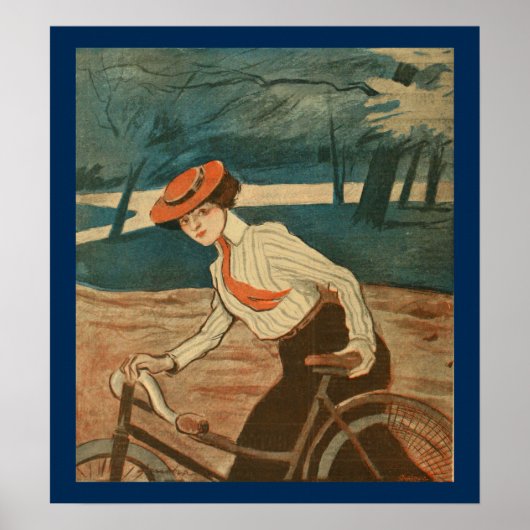 1903  fietsenmagazijn en kunstwerk Poster (Voorkant)