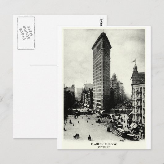 1903 Flatiron District, New York City Briefkaart (Voorkant / Achterkant)