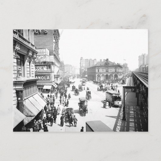 1903 Herald Square NYC Briefkaart (Voorkant)