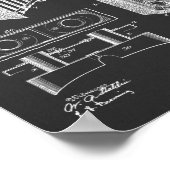 1903 Het vouwen Kunsttekentekening van het Kunstpa Poster (Hoek)