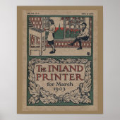 1903 Inland Printer letterdruk poster (Voorkant)