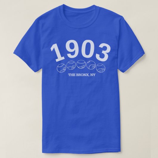 1903 NYY TShirt (Design voorkant)