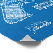 1903 Rapid Fire Pistool Patent Art Drawing Print (Hoek)