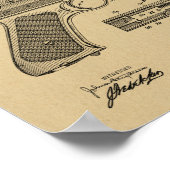 1903 Rapid Fire Pistool Patent Art Drawing Print (Hoek)