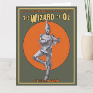  1903 Wizard of Oz Blikken Man Kaart