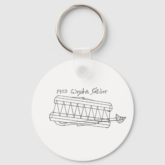 1903 Wright Glider Sleutelhanger (Voorkant)