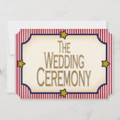 1904 Bully Pulpit (bruiloft Collectie) Kaart (Achterkant)