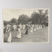 1904 Dames en heren, wedstrijd Poster (Voorkant)