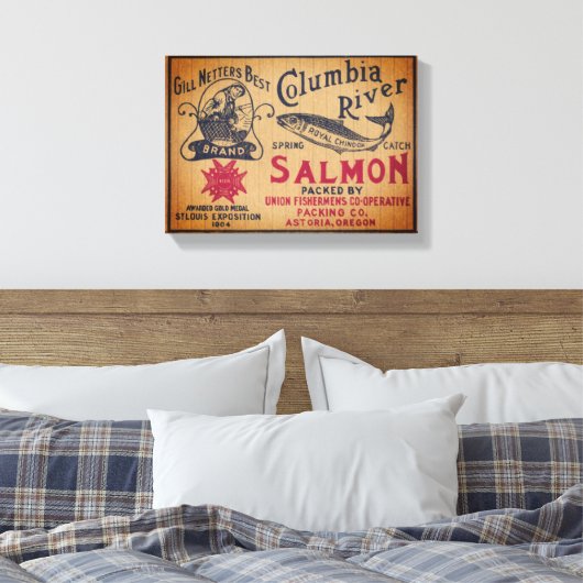 "1904 Gil Netter's Best" Canvas Afdruk (Insitu (Slaapkamer))