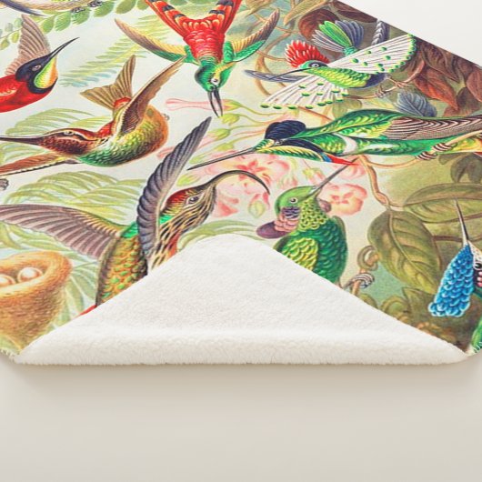 1904 kolibriesdruk sherpa deken (3/4)