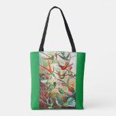 1904 kolibriesdruk tote bag (Achterkant)