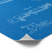 1904 Luger Pistool Patent Art Drawing Print (Hoek)