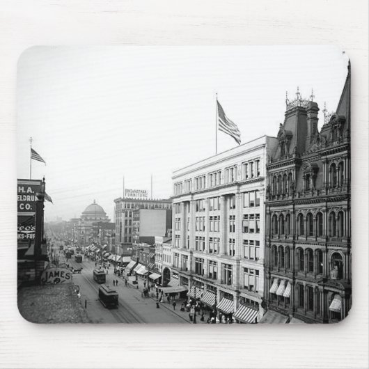 1904 Main St. Buffalo NY Mousepad Muismat (Voorkant)