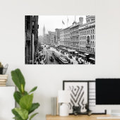 1904 Market St. Philadelphia Pa. Afdrukken Poster (Thuiskantoor)