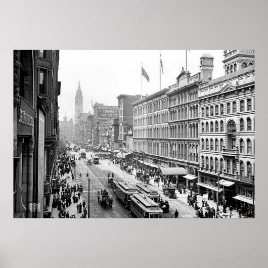 1904 Market St. Philadelphia Pa. Afdrukken Poster (Voorkant)