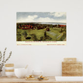 1904 meer van Genève, Wisconsin Poster (Keuken)