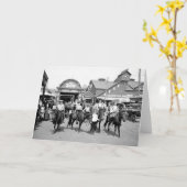 1904 NY van Coney Island Wenskaart Kaart (Gele Bloem)