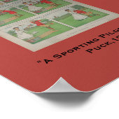 1904 Puck Golf Cartoon A Sporting Pilgramage Poster (Hoek)