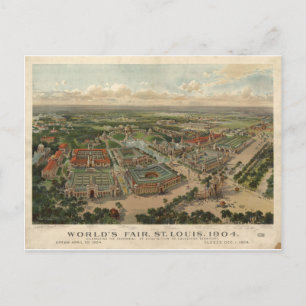 1904 St. Louis World's Fair Briefkaart