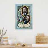 1904 Teddy Roosevelt verkiezingsposter. Poster (Keuken)