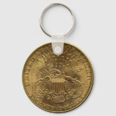 1904 Twintig Dollar Munt, achterkant (muntzijde) o Sleutelhanger (Voorkant)