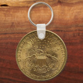 1904 Twintig Dollar Munt, achterkant (muntzijde) o Sleutelhanger (Voorkant)