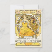 1904 World's Fair By Alphonse Mucha Save The Date (Voorkant)