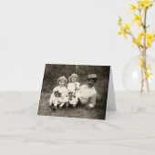 1905 A father and his daughters Kaart (Gele Bloem)