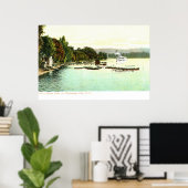 1905  Bemus Point, Chautaqua Lake, Poster (Thuiskantoor)
