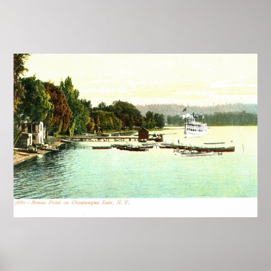 1905  Bemus Point, Chautaqua Lake, Poster (Voorkant)