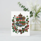 1905 Canadees wapenschild Briefkaart (Staand voorkant)