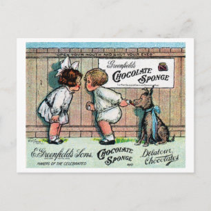 1905 Chocolade Snoep AD Briefkaart