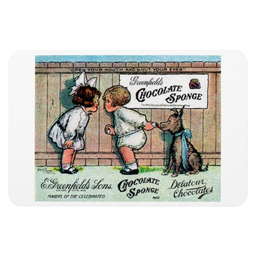1905 Chocolade Snoep AD Magneet (Horizontaal)