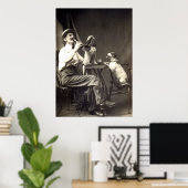 1905 Drink honden Poster (Thuiskantoor)