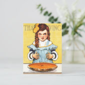 1905! "GREAT EXPECTATIONS" FOR PUMPKIN PIE FEESTDAGENKAART (Staand voorkant)