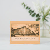 1905 Hotel Continental München Duitsland Briefkaart (Staand voorkant)