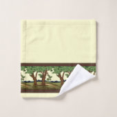  1905-kunst en ambachtelijke vormgeving bad handdoek (Wasdoekje)