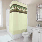  1905-kunst en ambachtelijke vormgeving douchegordijn (In situ)