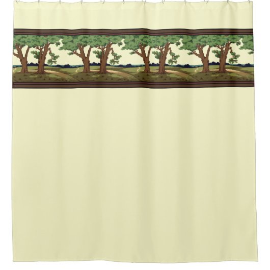  1905-kunst en ambachtelijke vormgeving douchegordijn (Voorkant)