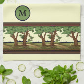 1905-kunst en ambachtelijke vormgeving theedoek (Gevouwen)