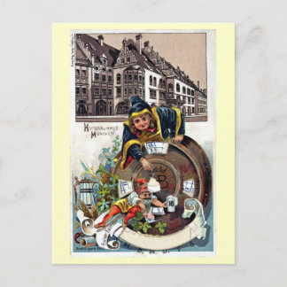 1905 litho München Hofbrauhaus Briefkaart