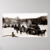 1905 Lumberjacks op het werk Poster (Voorkant)