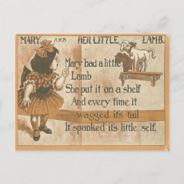 1905  Maria en haar Lam Rijm Post Kaart