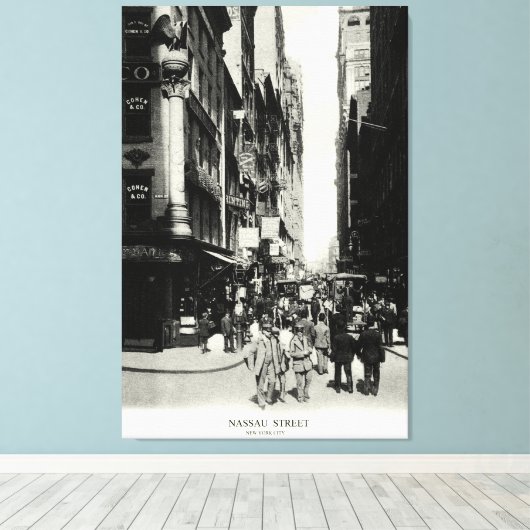 1905 Nassau Street, New York Canvas Afdruk (Insitu (Houten vloer))