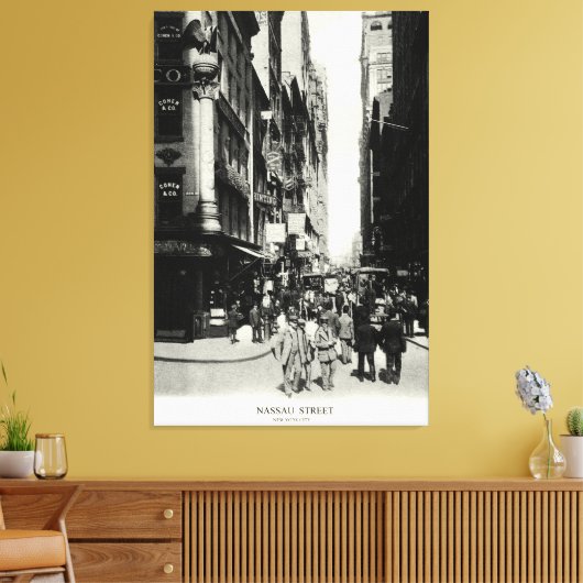 1905 Nassau Street, New York Canvas Afdruk (Insitu (Woonkamer))