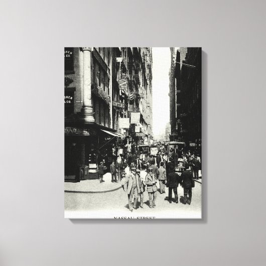 1905 Nassau Street, New York Canvas Afdruk (Voorkant)