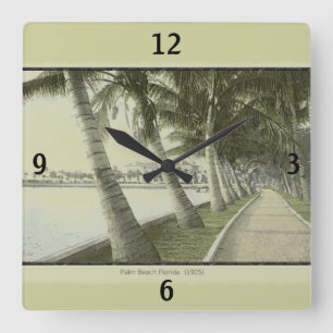 1905 Palm Beach Florida Wall klok