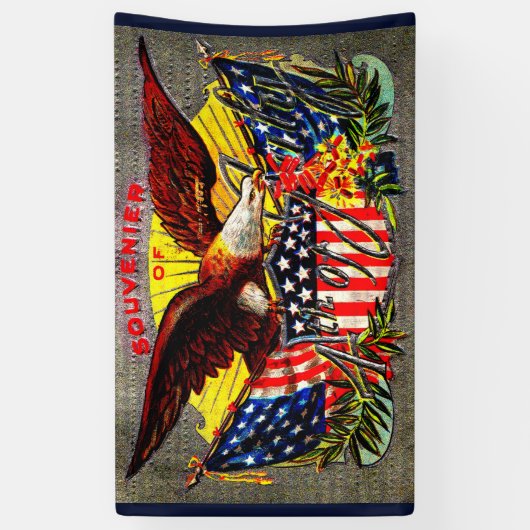 1905 Souvenir, 4 juli Spandoek (Verticaal)